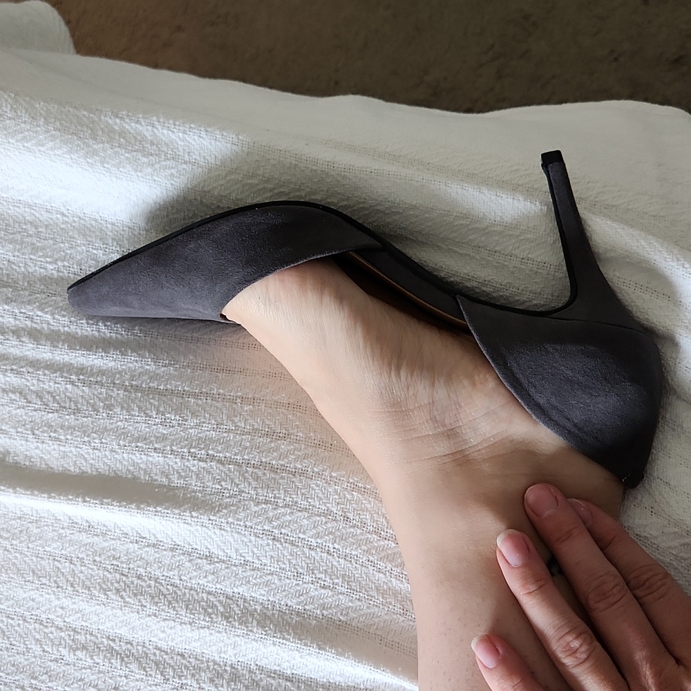 Grey heels